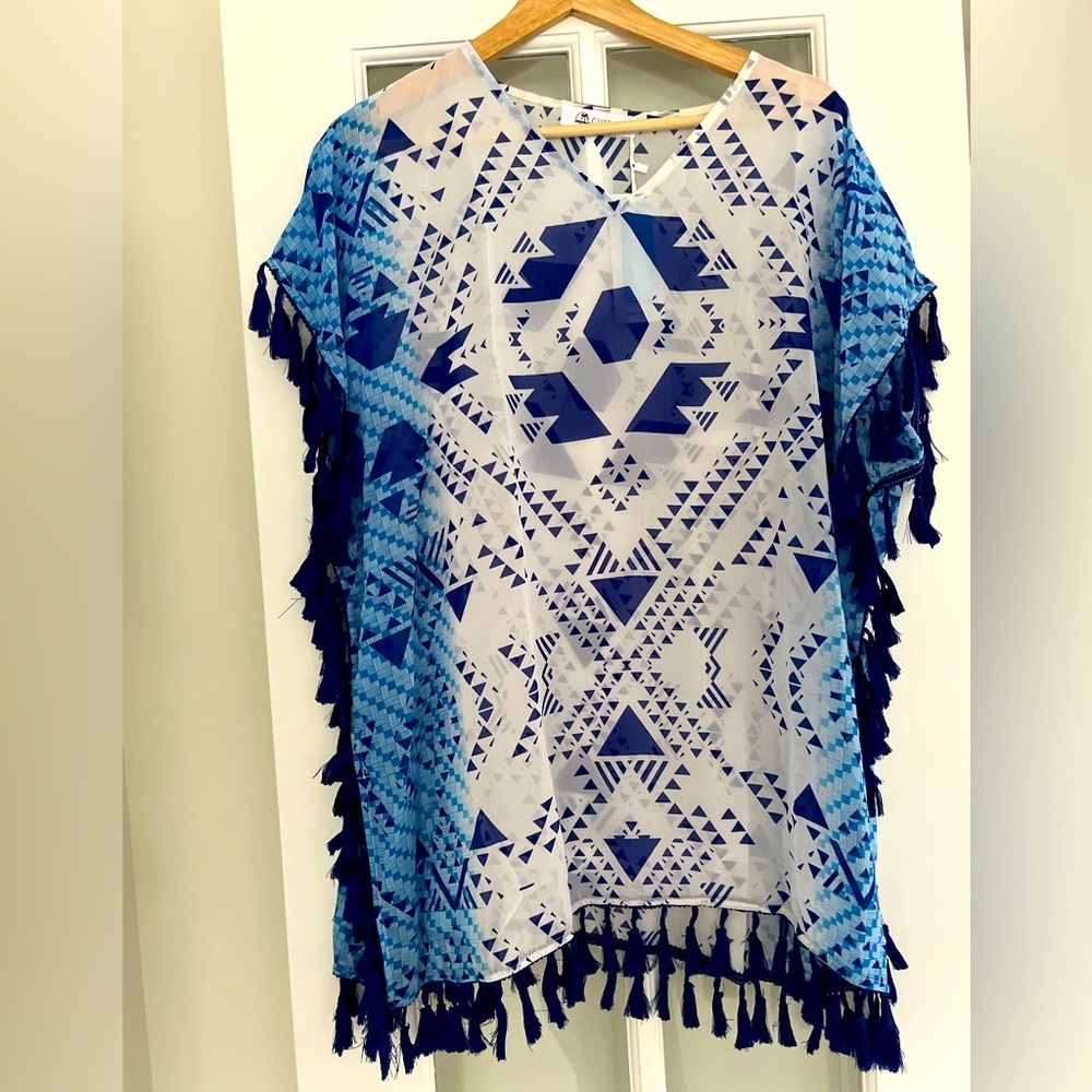 NWT Cupshe Geometric Bathing Suit Cover-Up